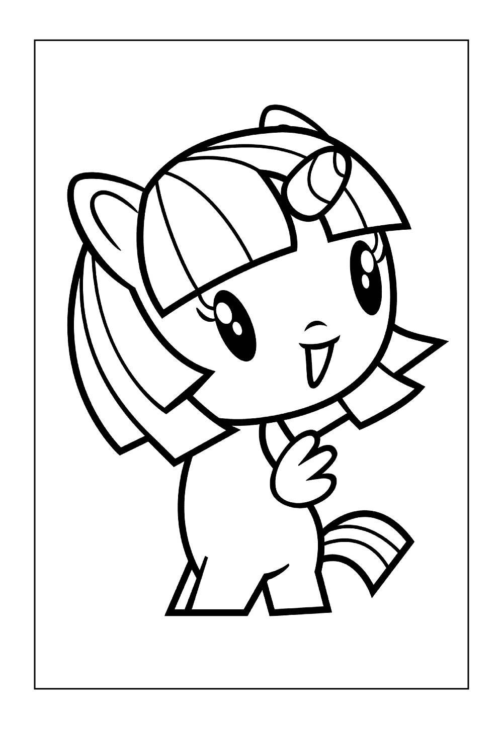 Desenhos de Twilight Sparkle para colorir e pintar