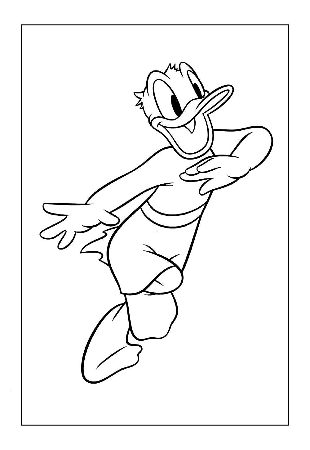Desenhos do Pato Donald para imprimir