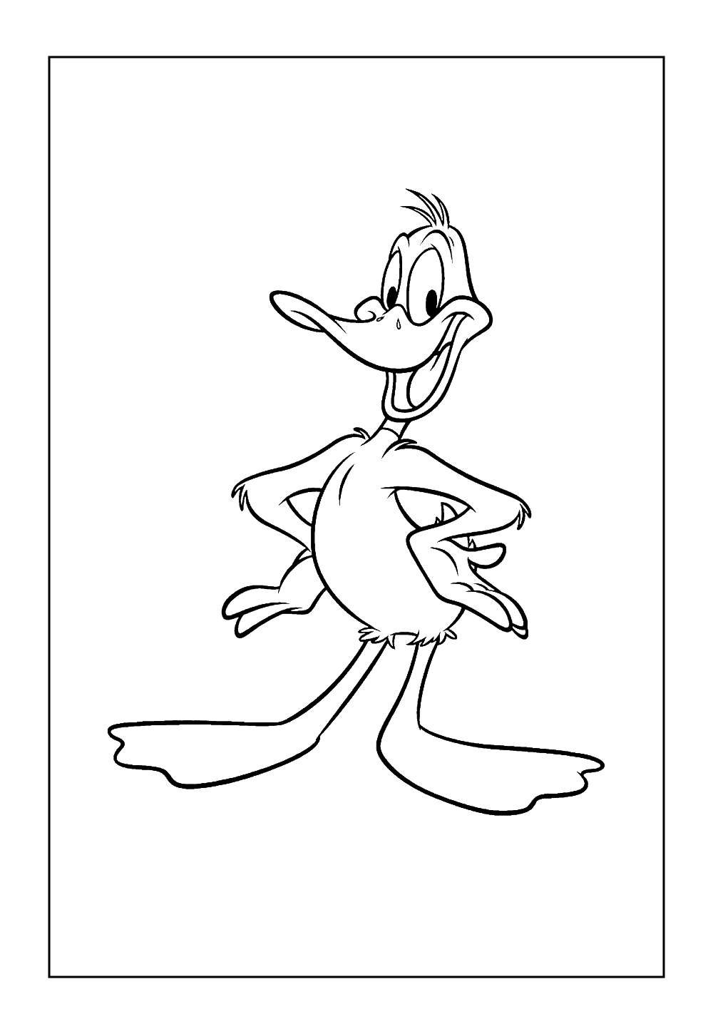 Desenhos do Patolino para colorir e imprimir