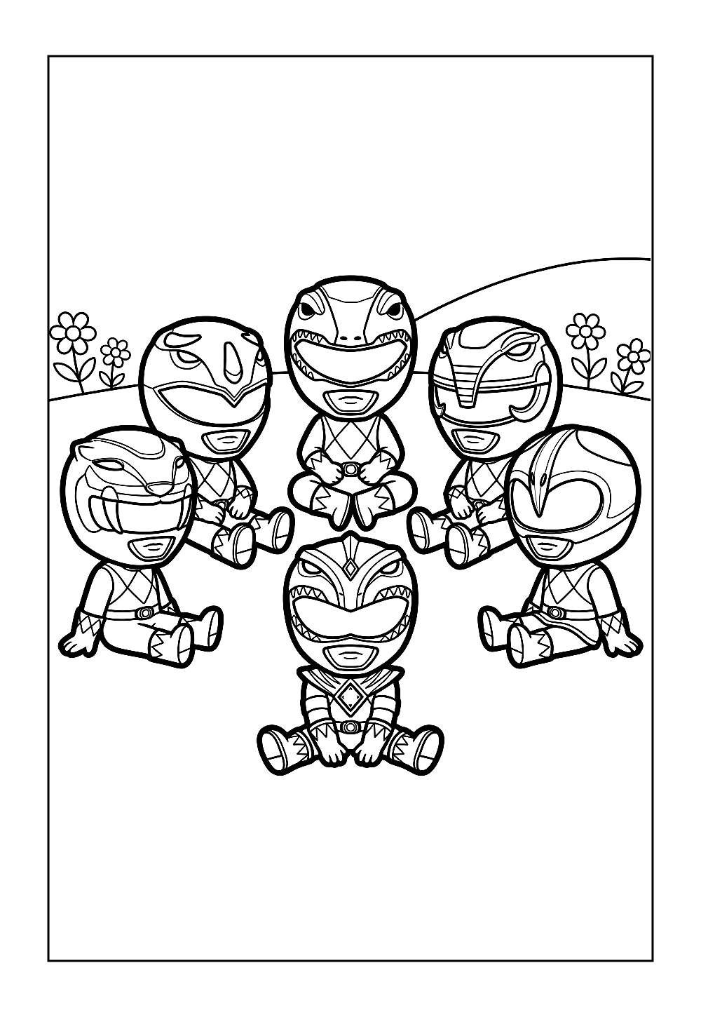 Desenho dos Power Rangers