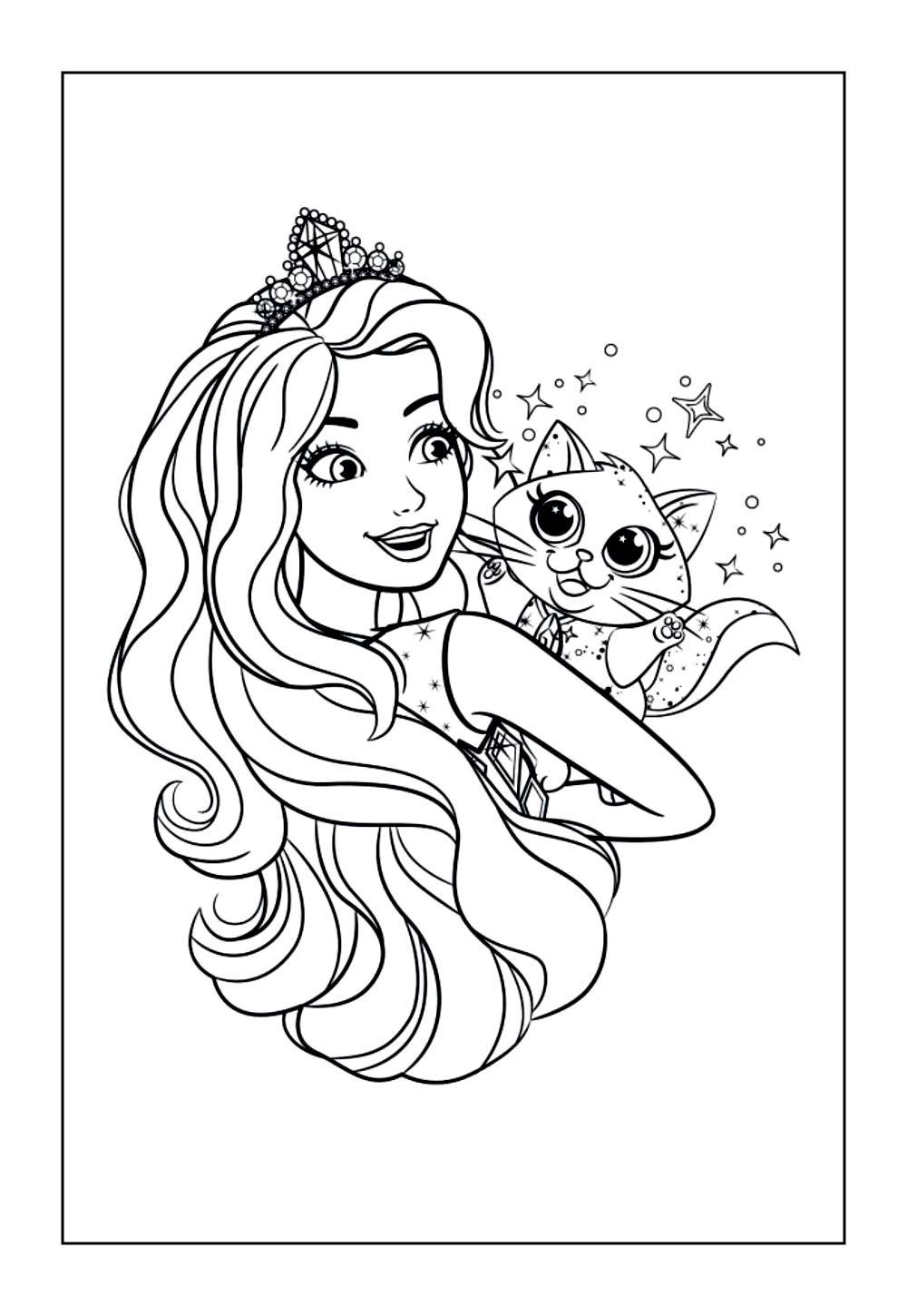 Barbie Dreamtopia para colorir