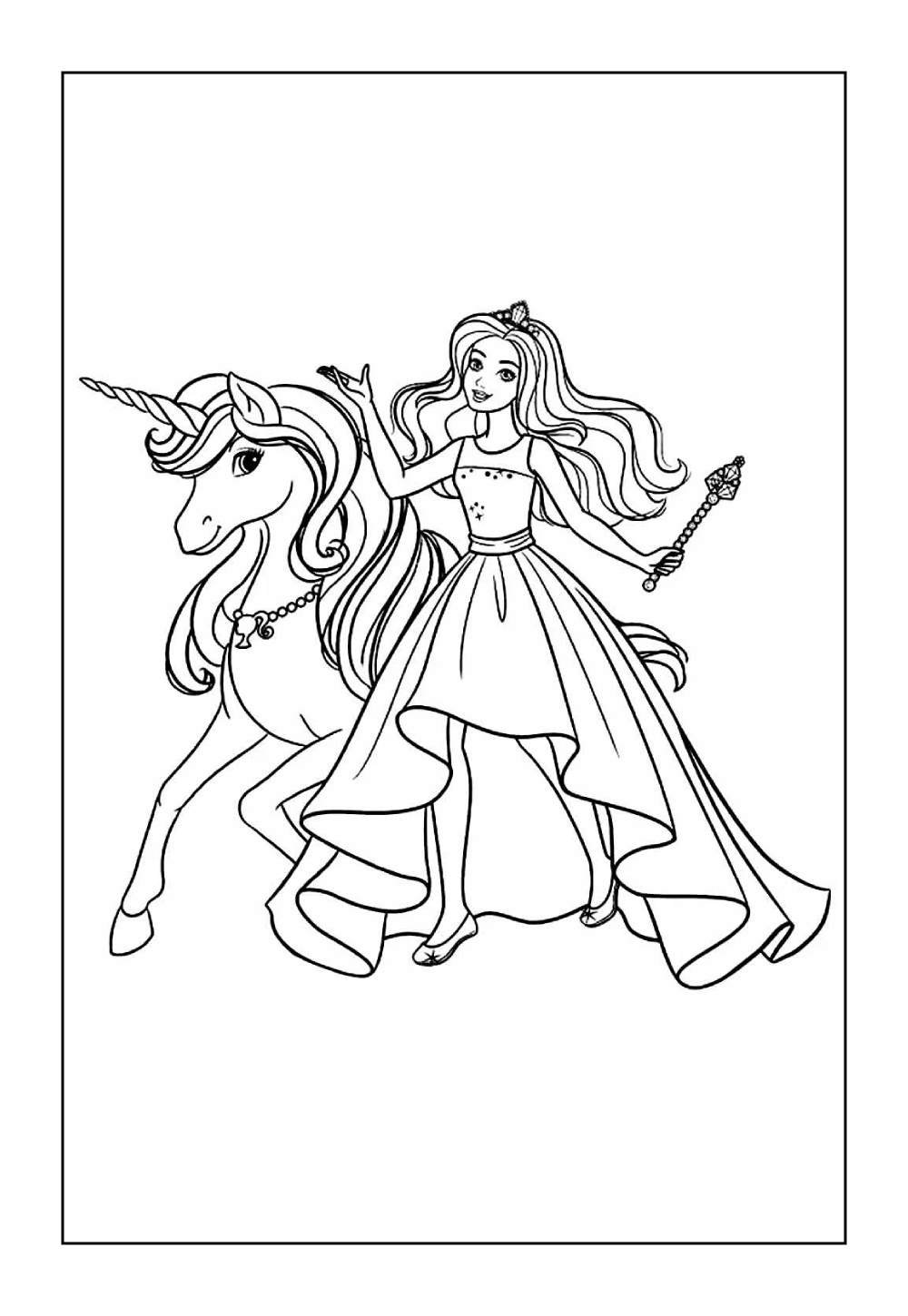 Barbie Dreamtopia para imprimir