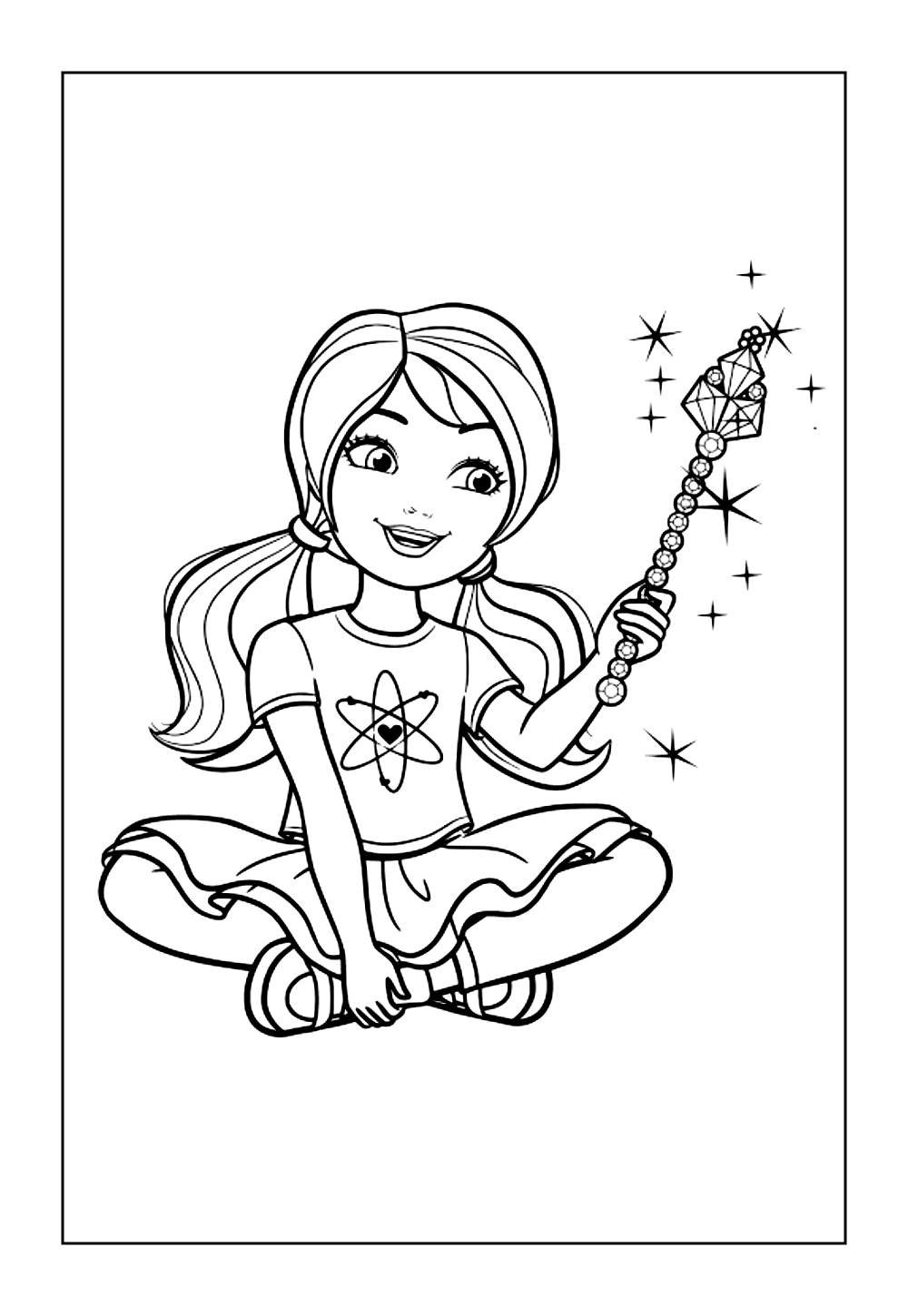Barbie Dreamtopia para pintar