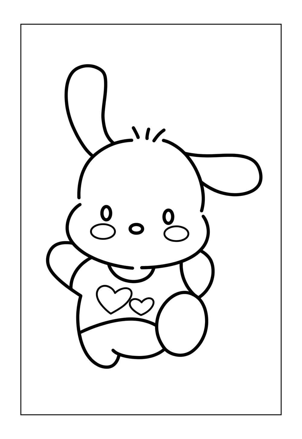 Desenhos do Pochacco para pintar e imprimir