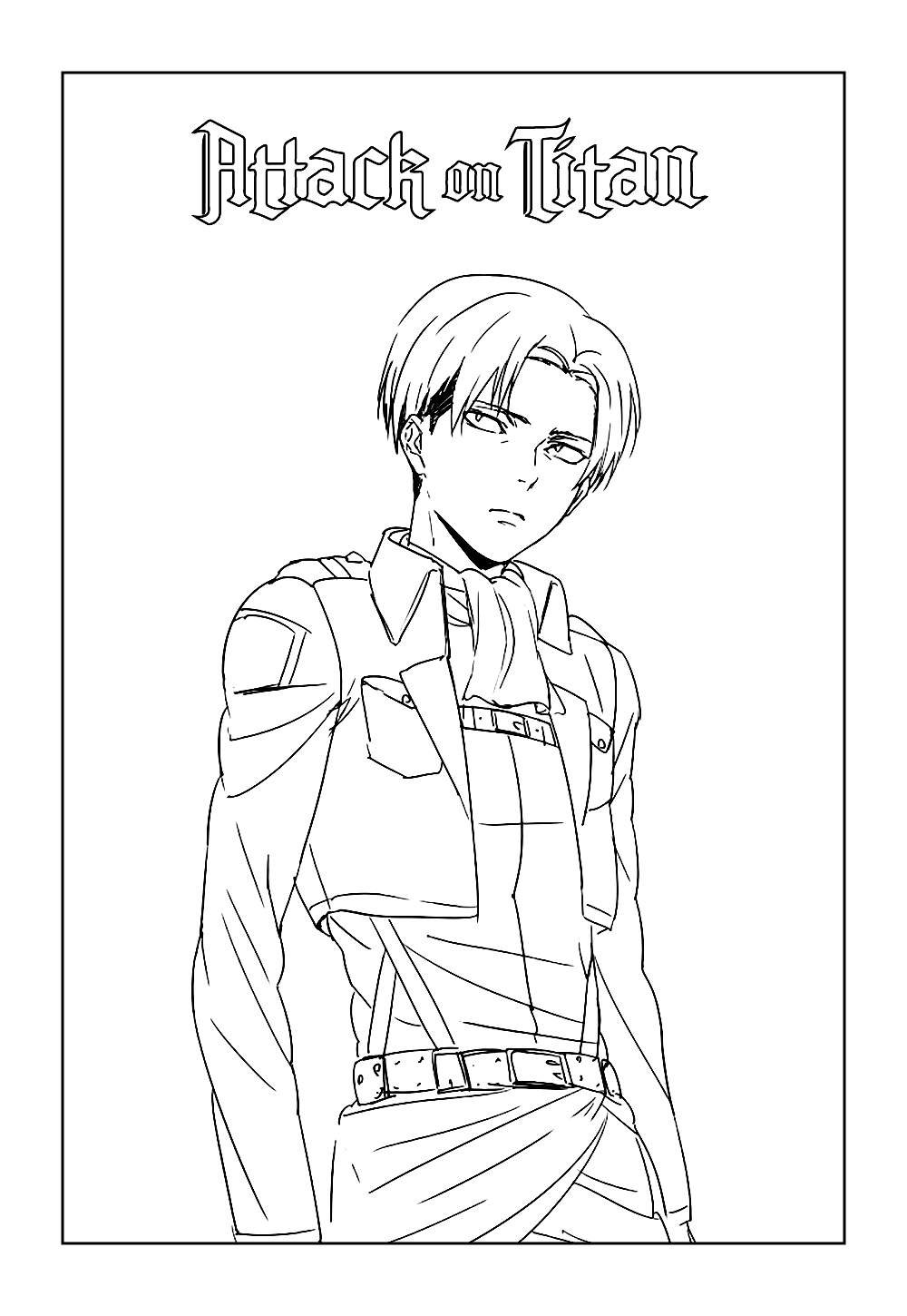 Desenho de Attack on Titan