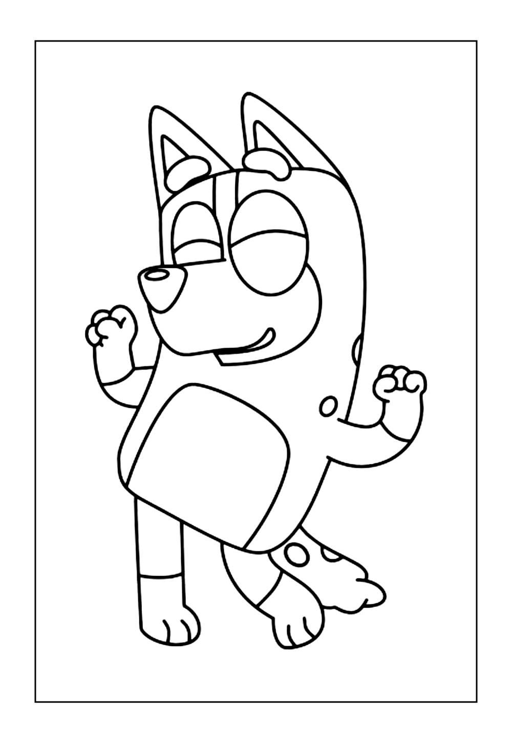 Desenho do Bingo para imprimir