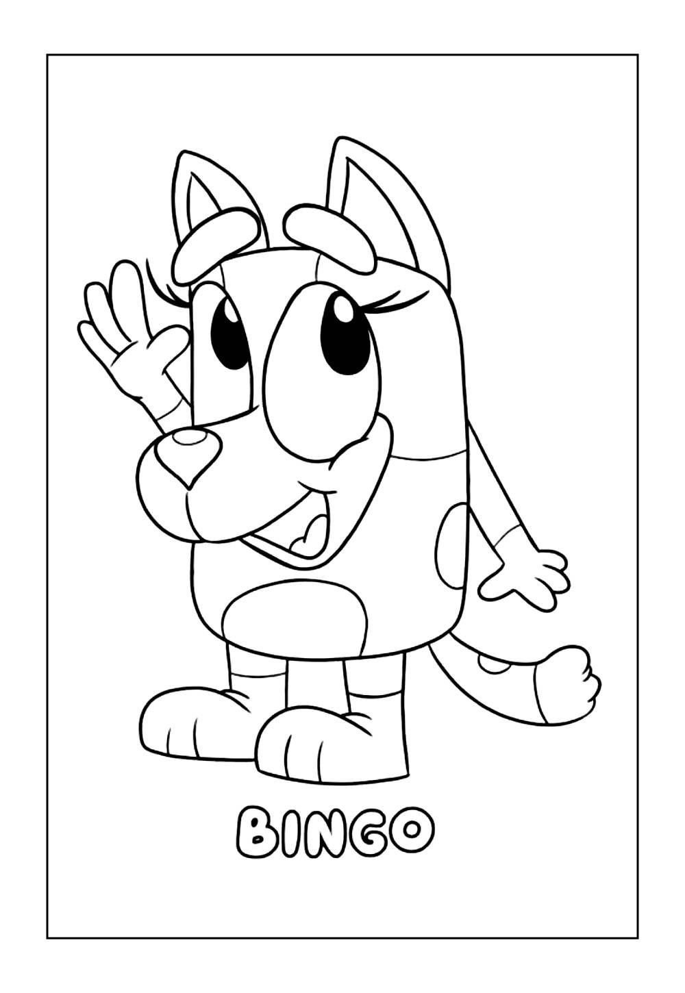 Bingo para colorir