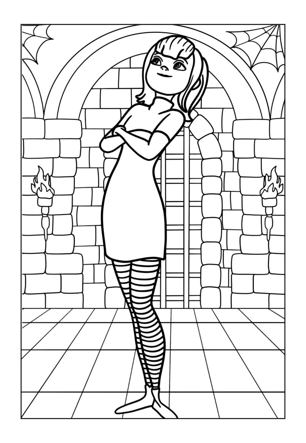 Desenhos de Hotel Transilvânia para colorir e pintar