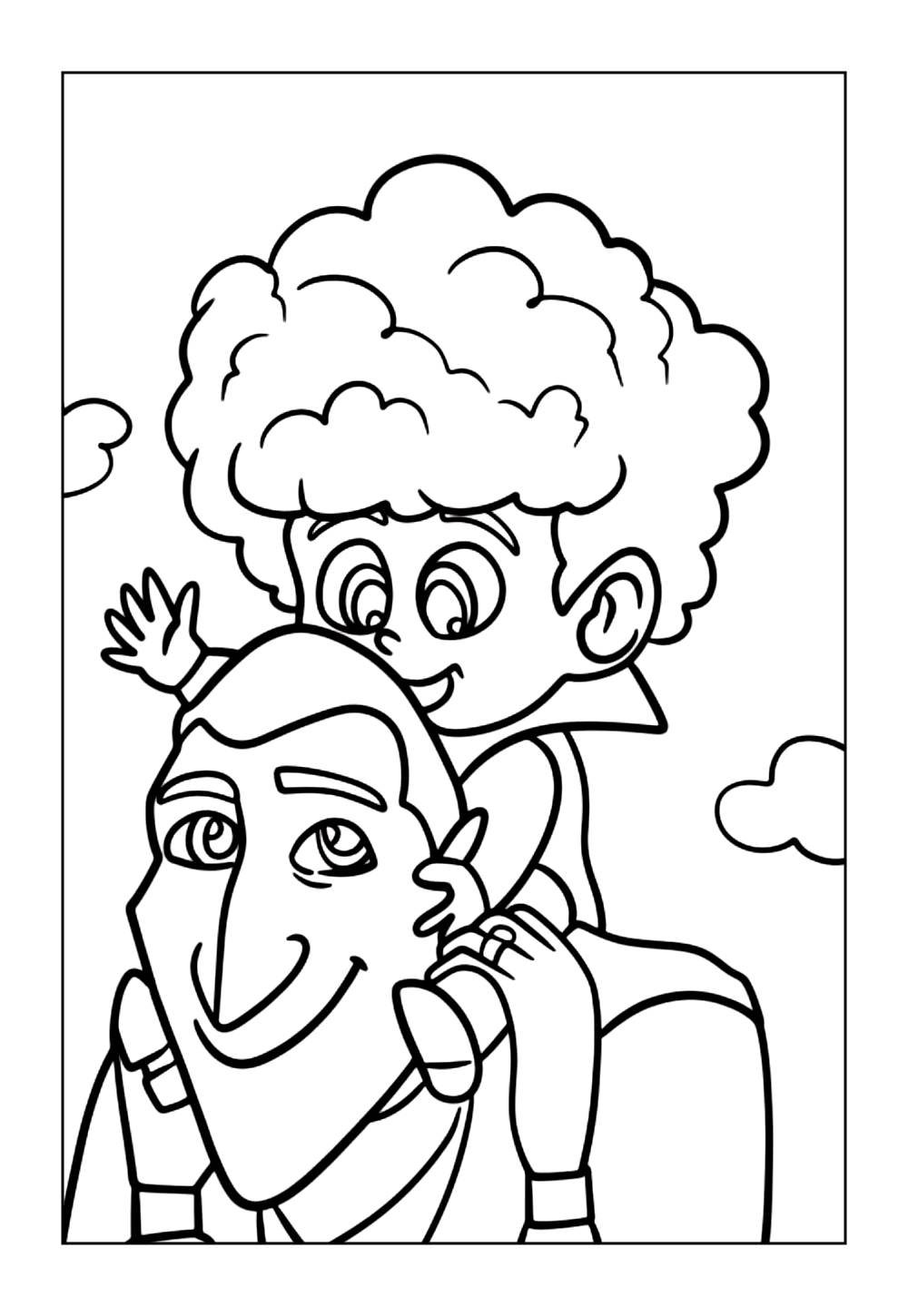 Desenhos de Hotel Transilvânia para colorir