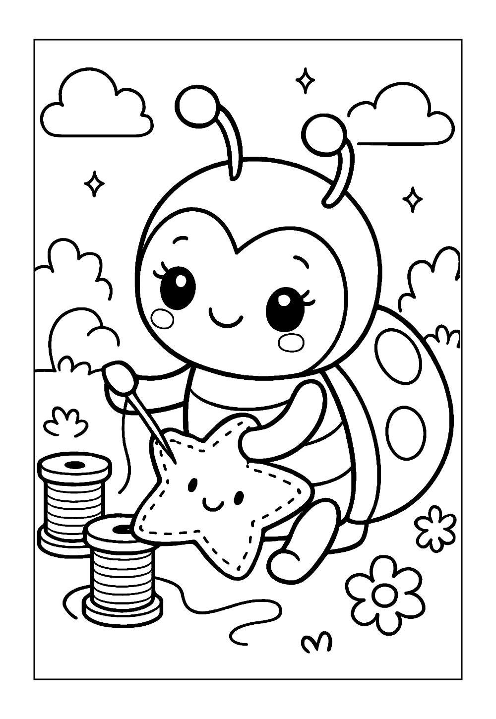 Desenho de Joaninha