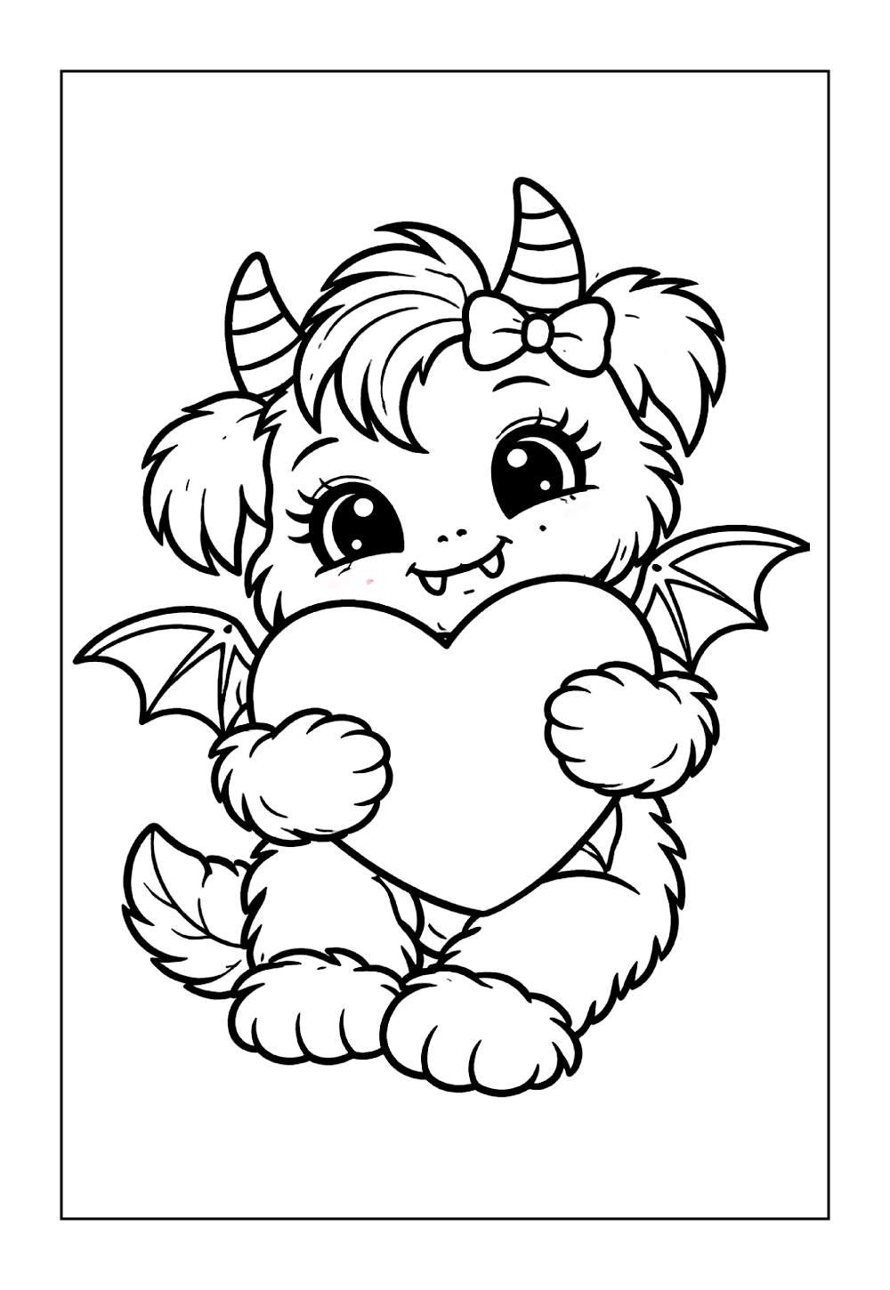 Desenhos de Monstrinho para pintar