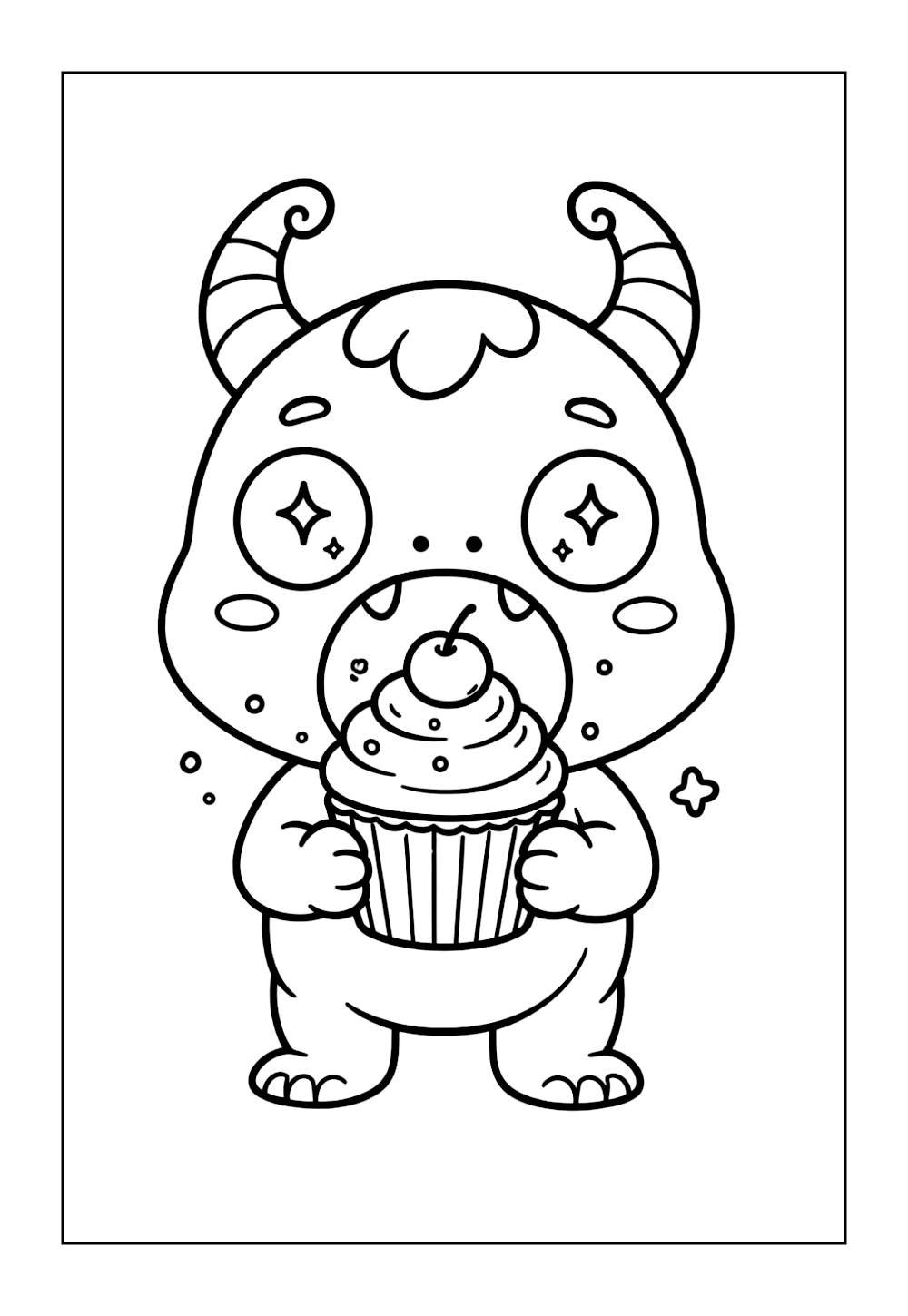Desenhos de Monstros para pintar