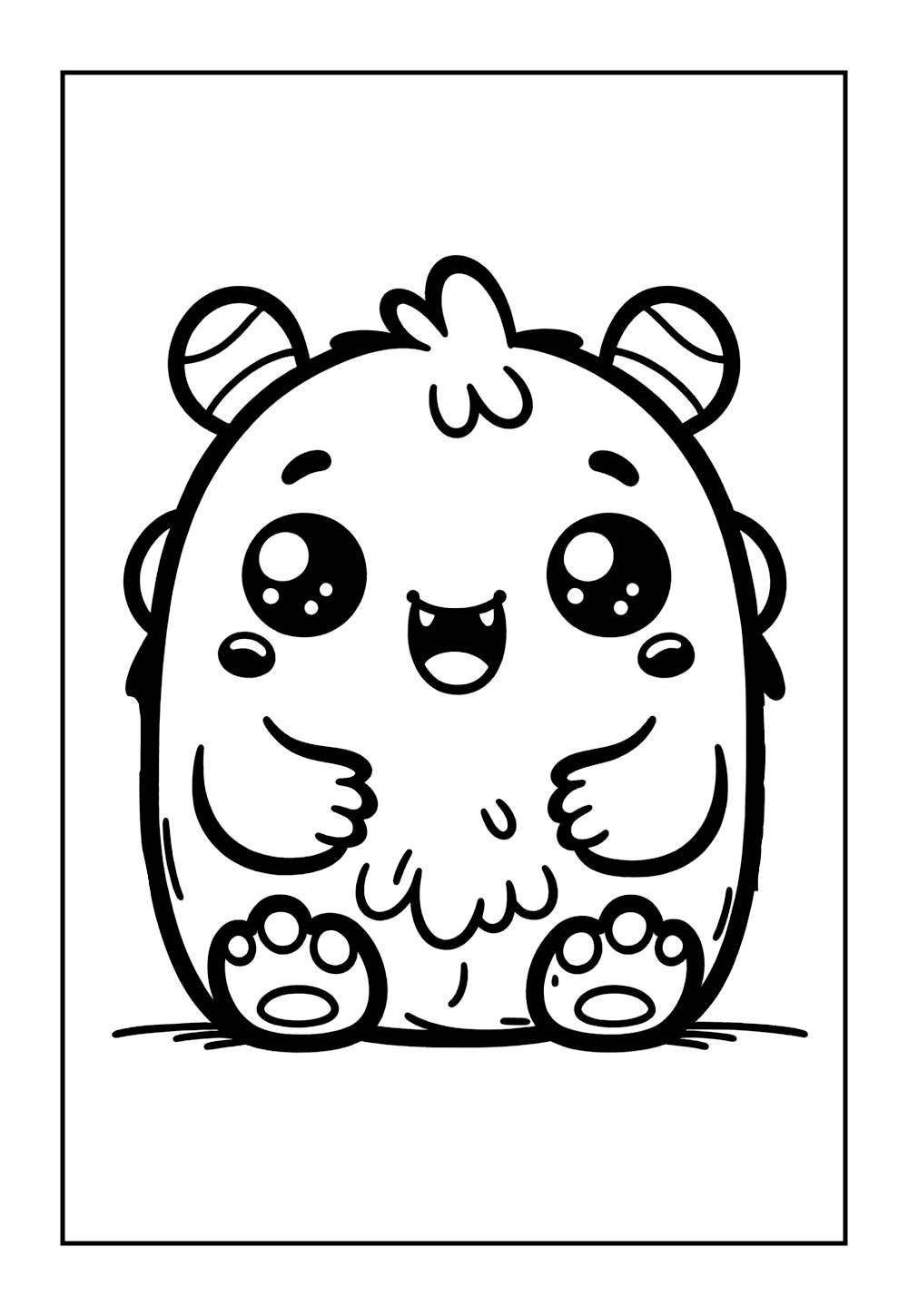Desenhos de Monstros para colorir