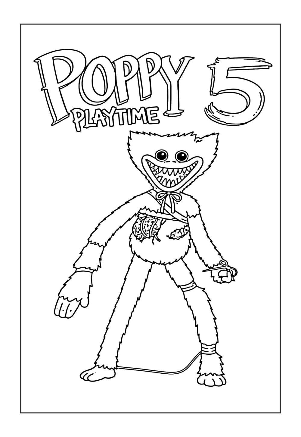 Desenho de Poppy Playtime