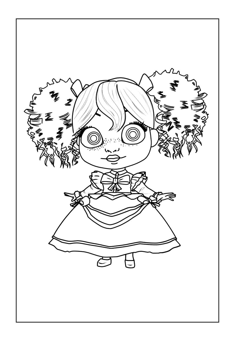 Desenhos de Poppy Playtime para imprimir e colorir