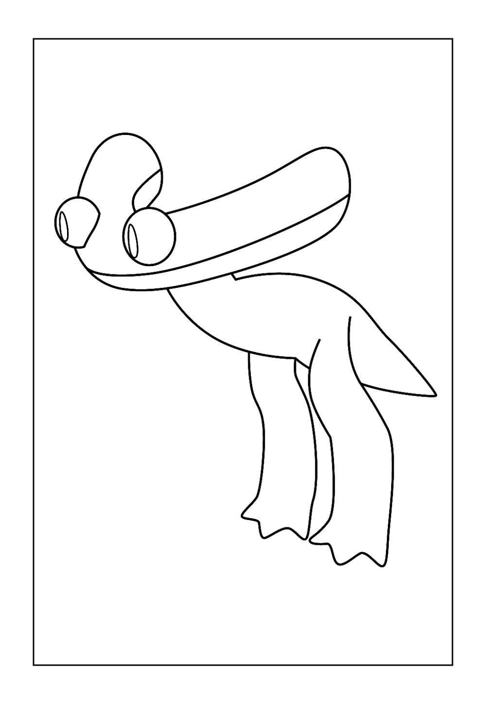Desenho de Rainbow Friends para colorir e pintar