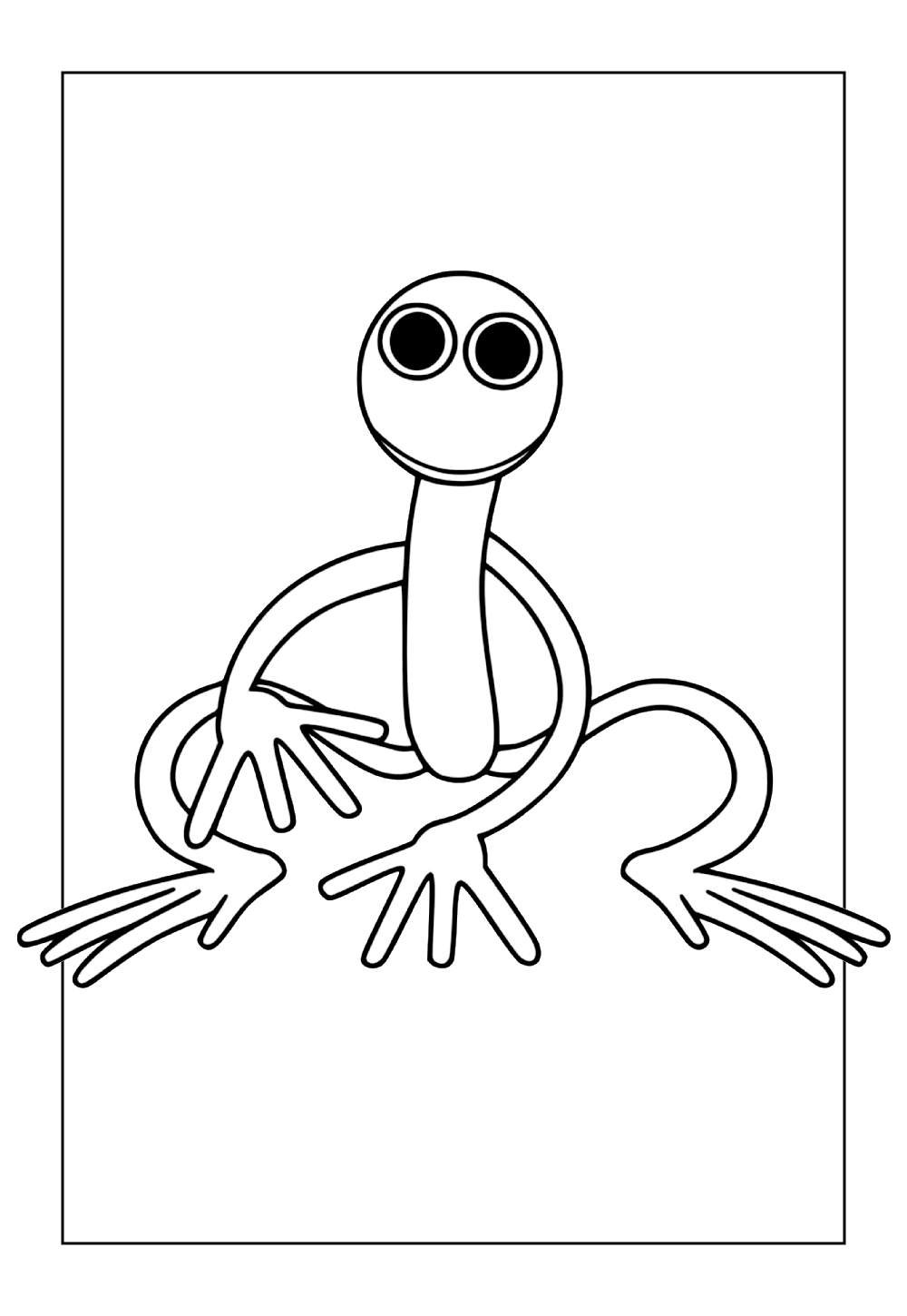 Rainbow Friends para colorir