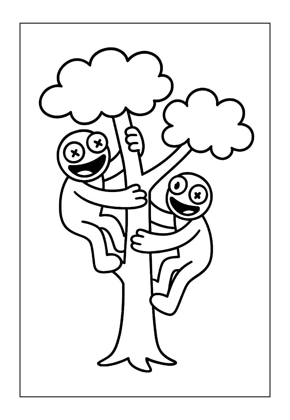 Desenho de Rainbow Friends