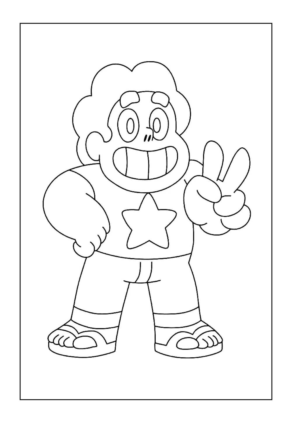 Steven Universo para colorir