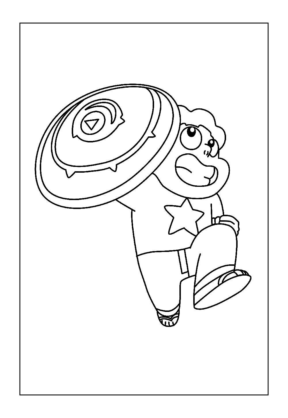 Desenho de Steven Universo