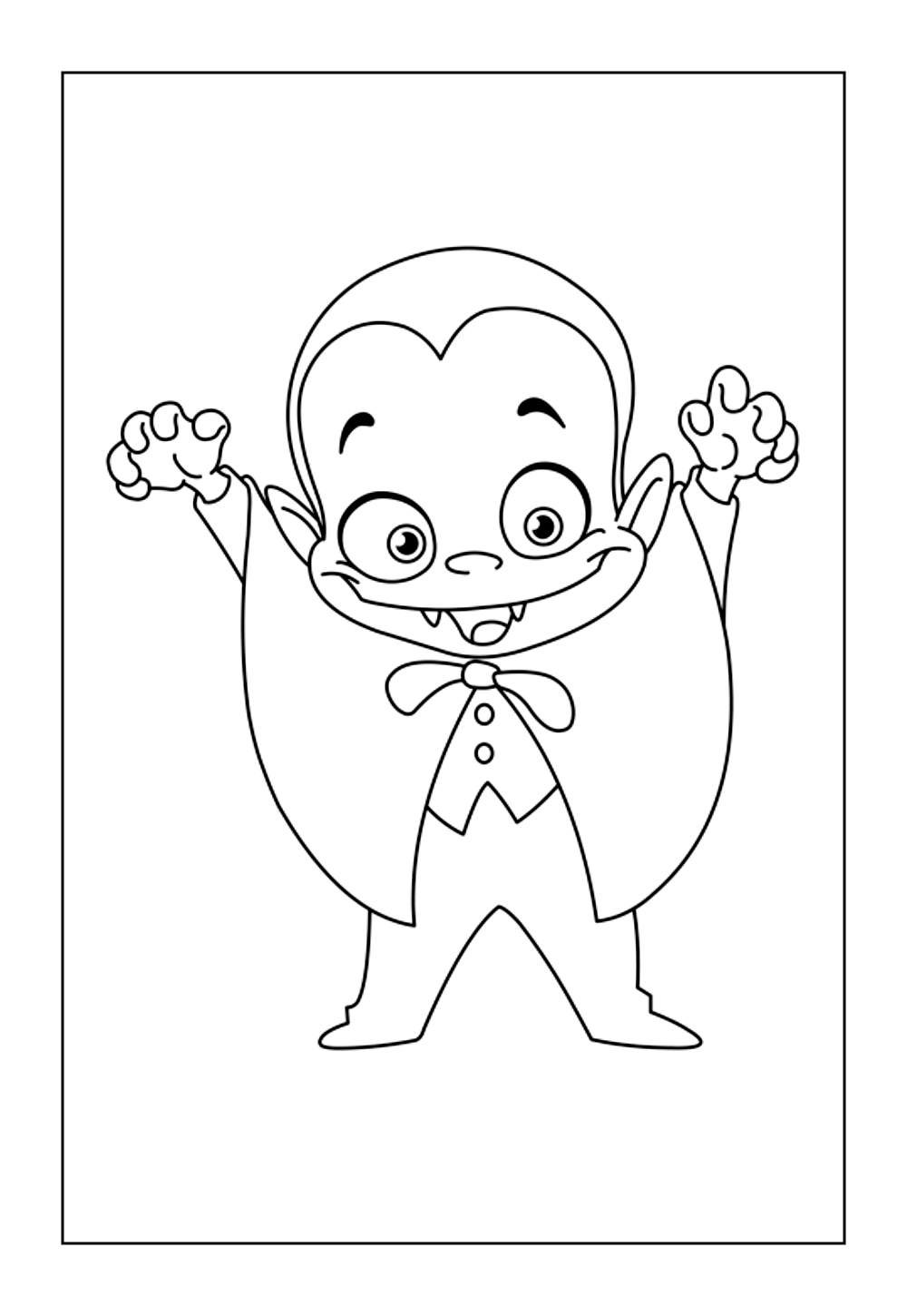 Desenhos de Vampiros para pintar
