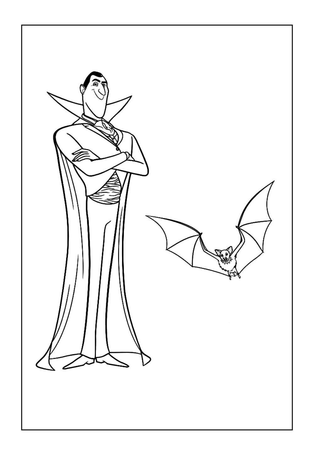 Desenho de Vampiro
