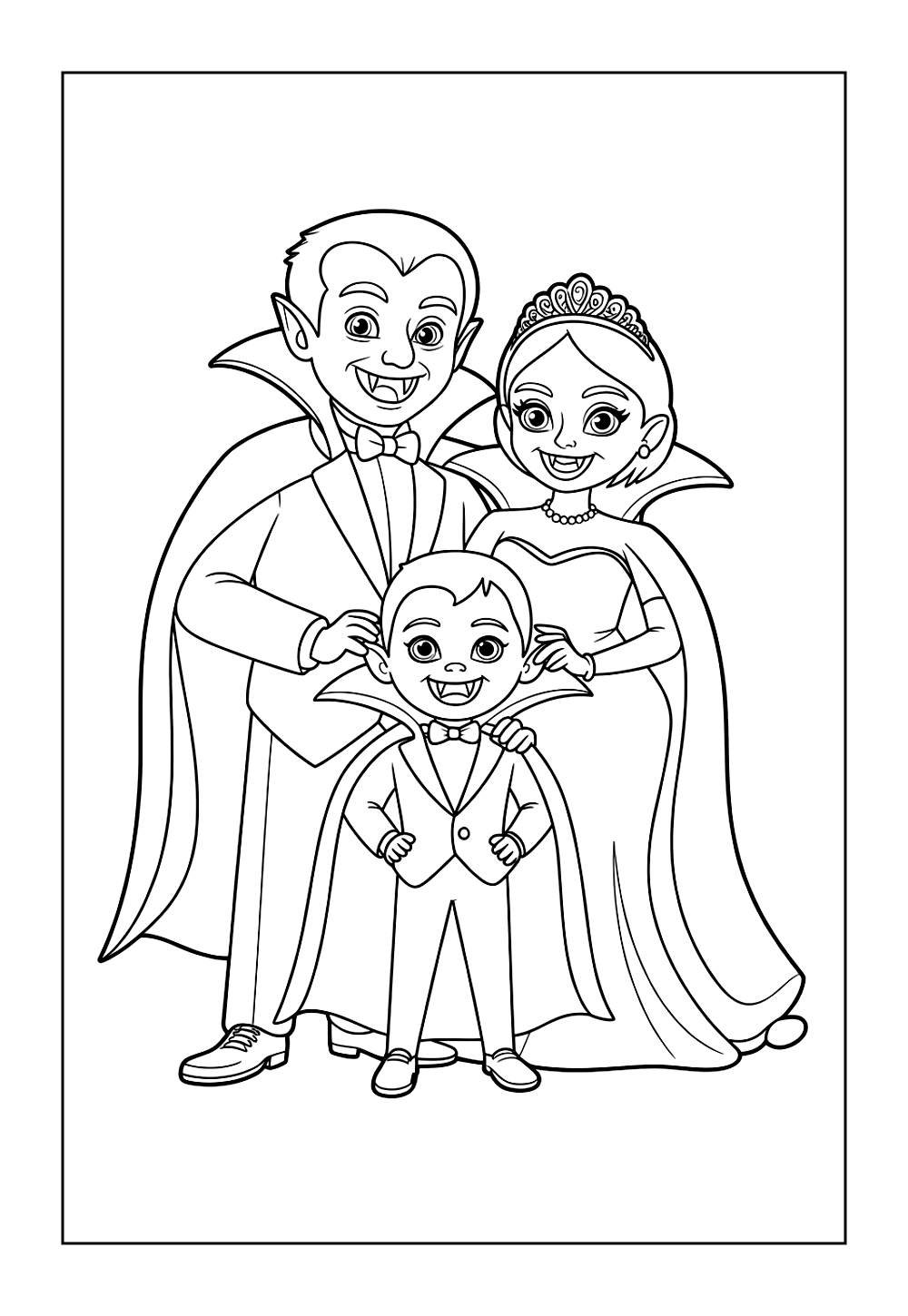 Desenhos de Vampiros para colorir