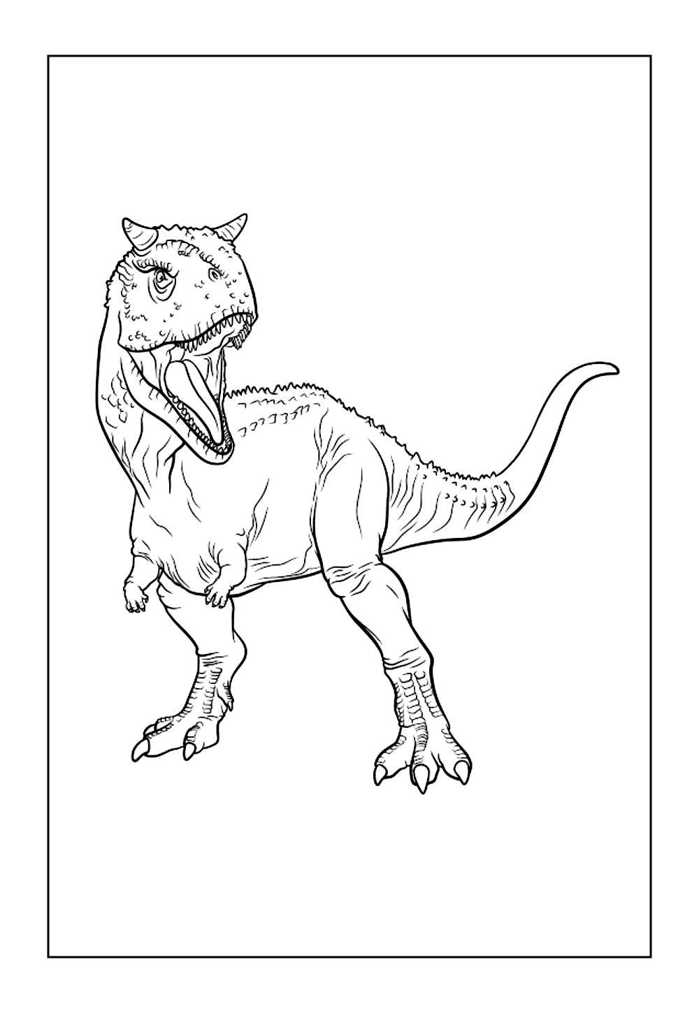 Desenhos do Carnotauro para pintar