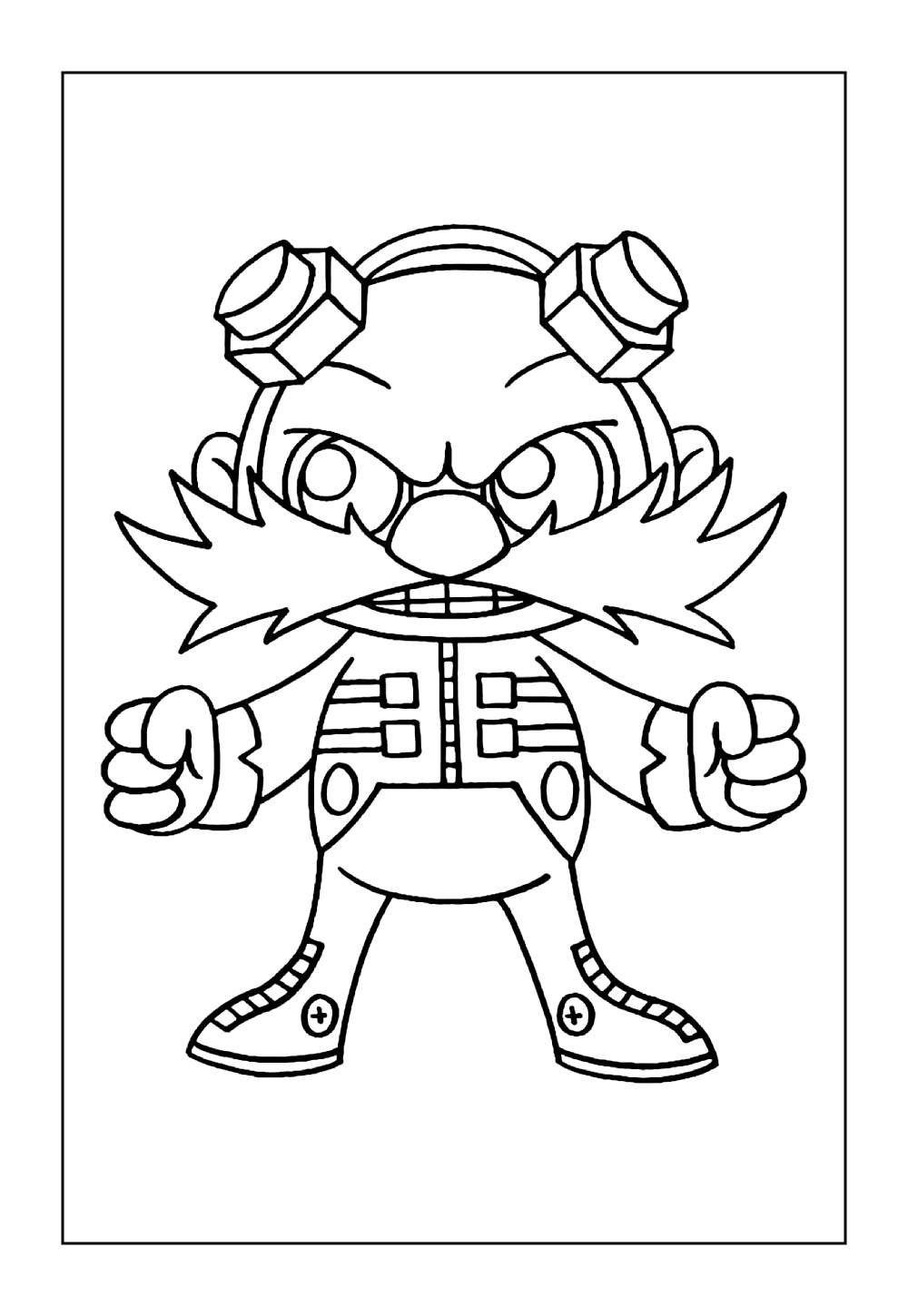Desenho do Dr. Eggman