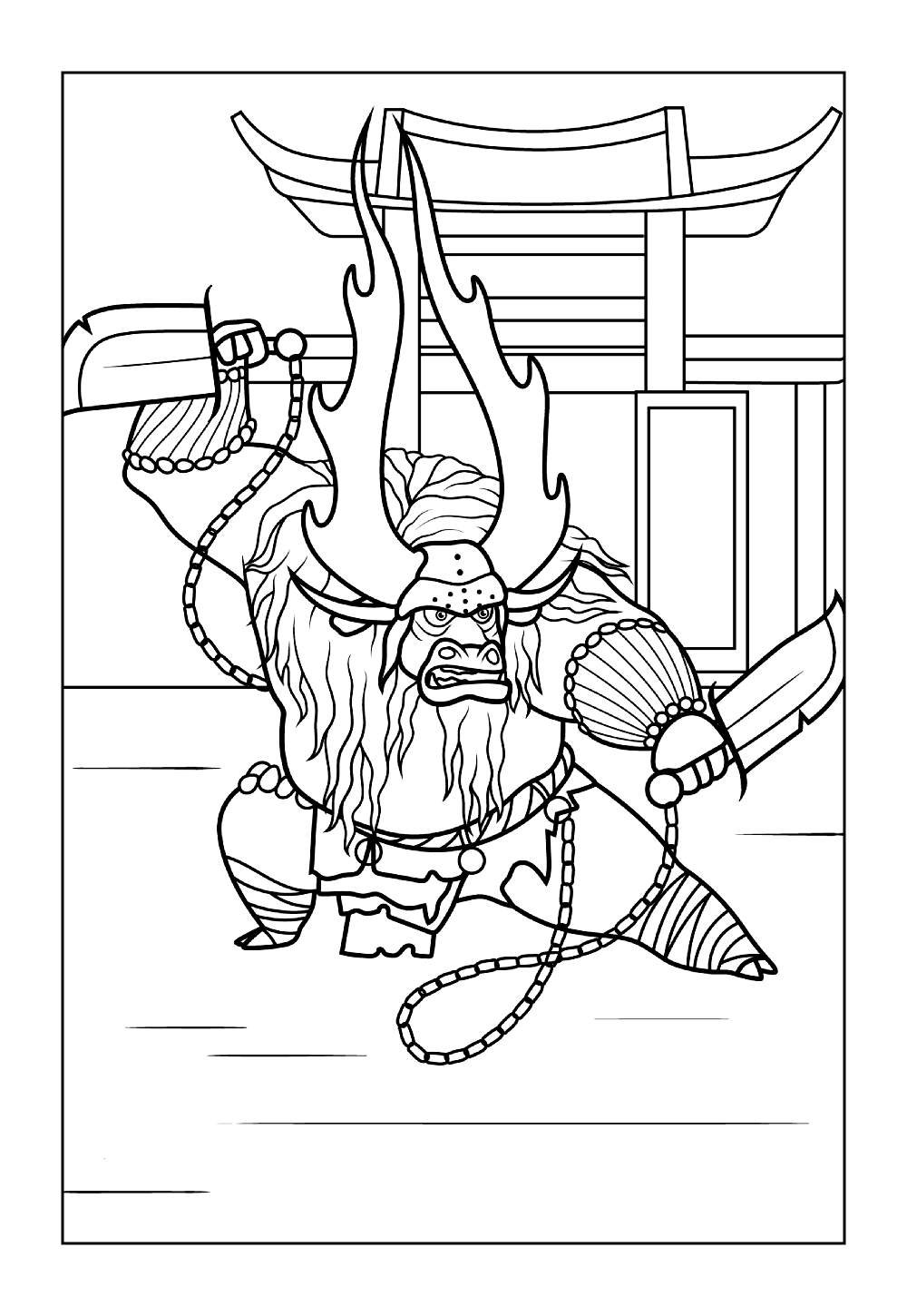 Desenhos do Kung Fu Panda
