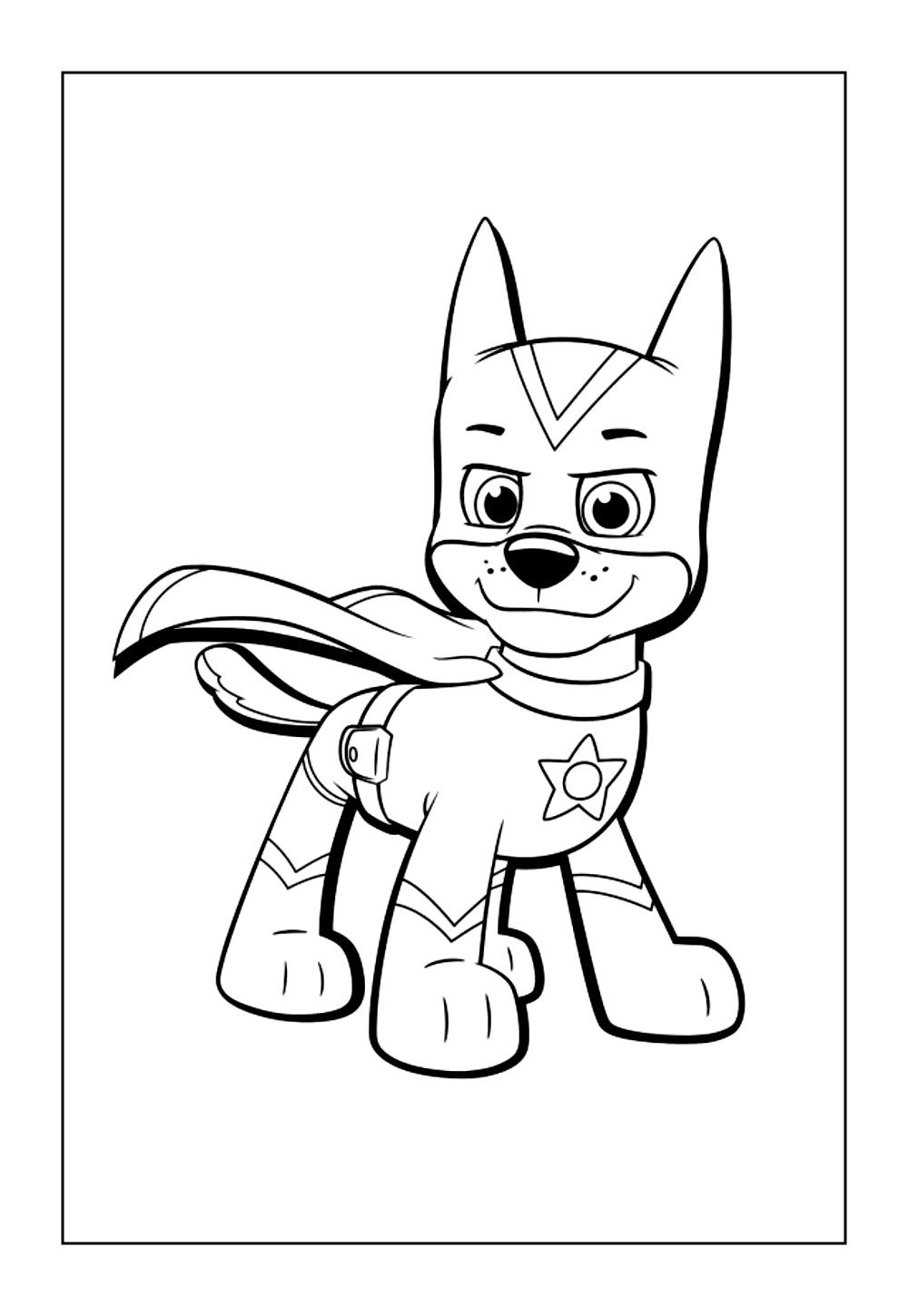 Desenho do Marshall do Batman