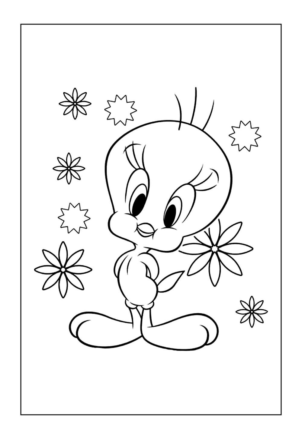 Desenho do Piu-piu para colorir