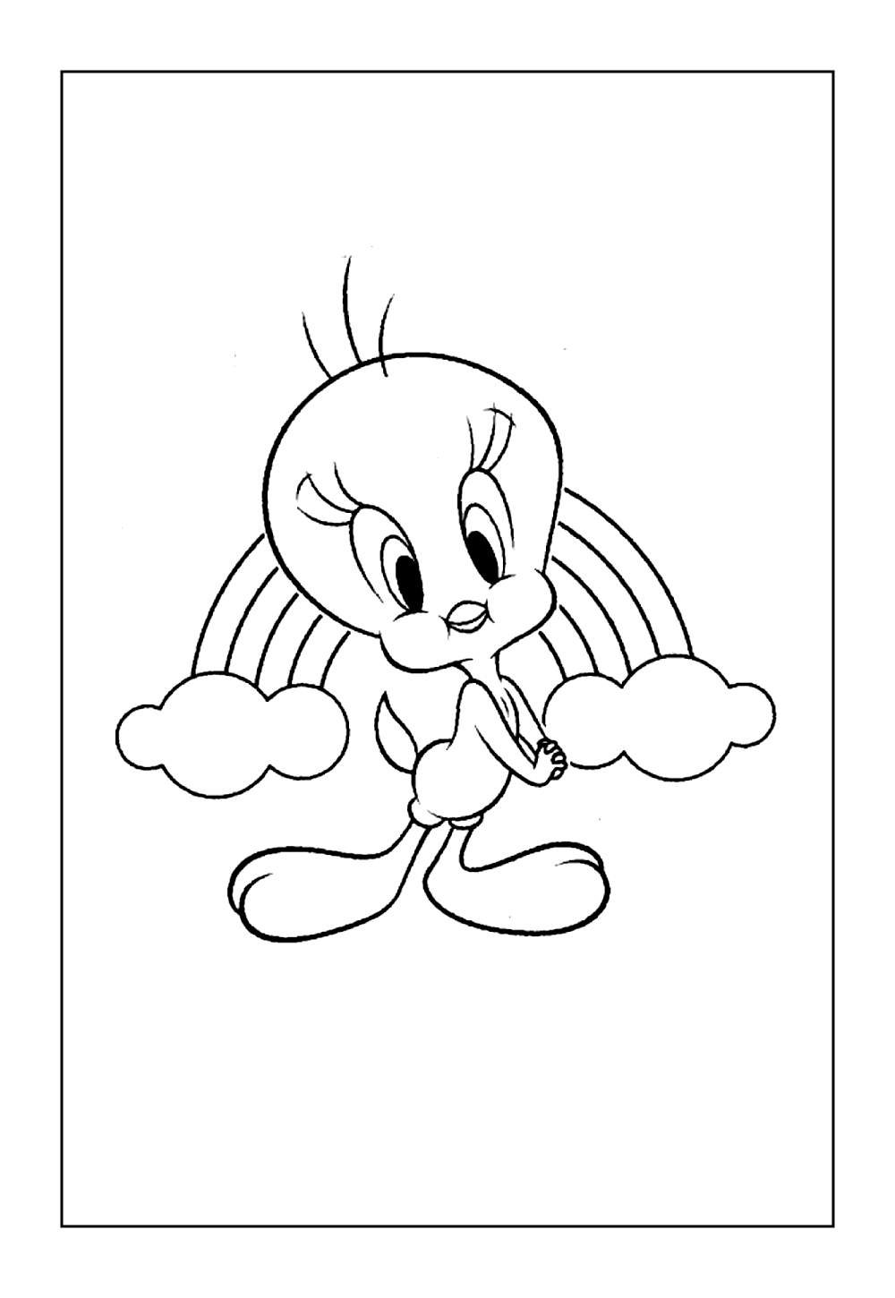 Desenho do Piu-piu para pintar