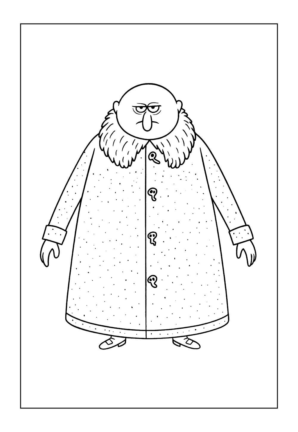 Desenhos de Tio Chico para colorir e pintar