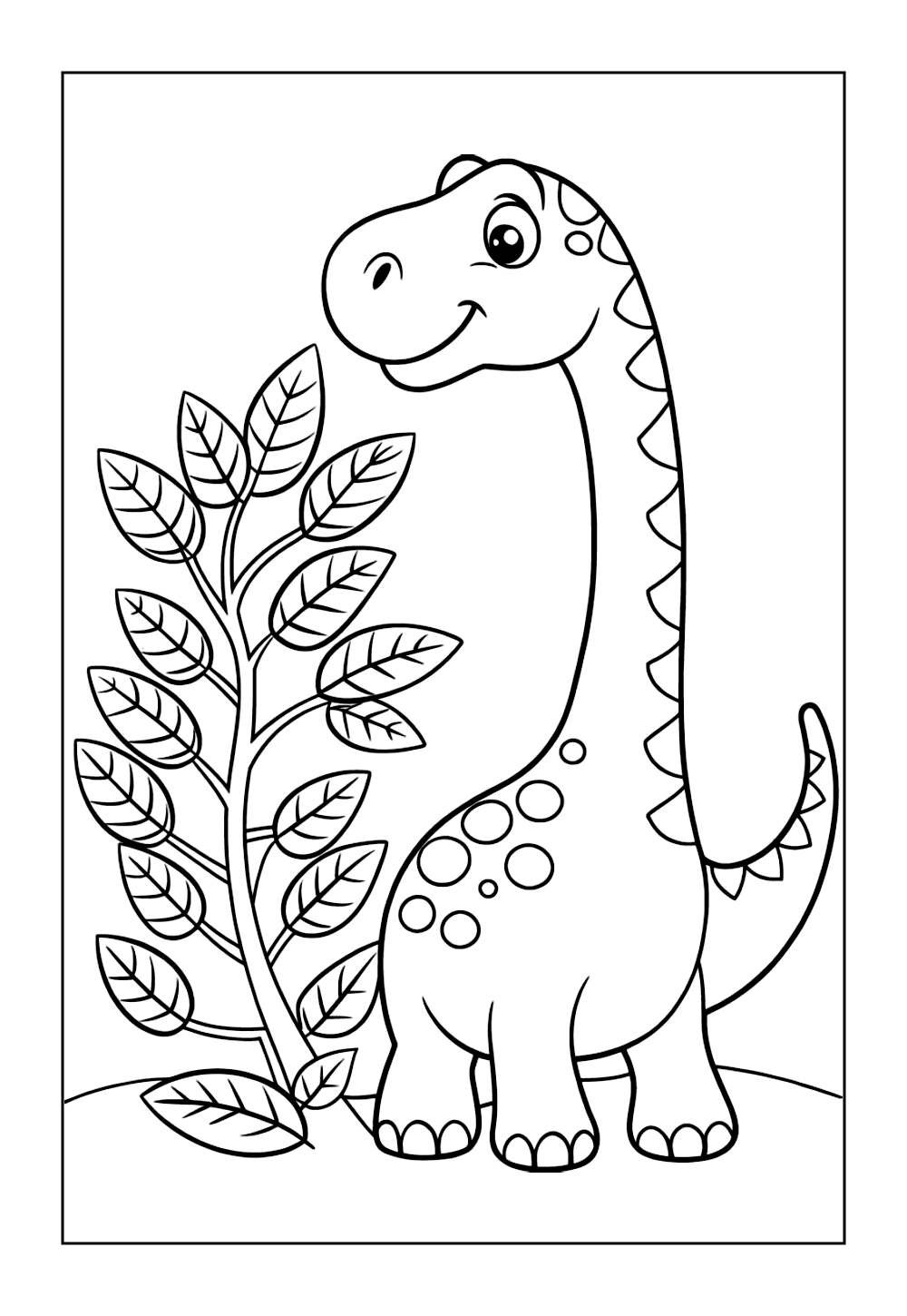 Desenho do Dinossauro Braquiossauro