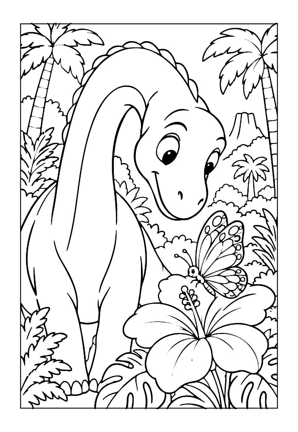 Desenho do Braquiossauro