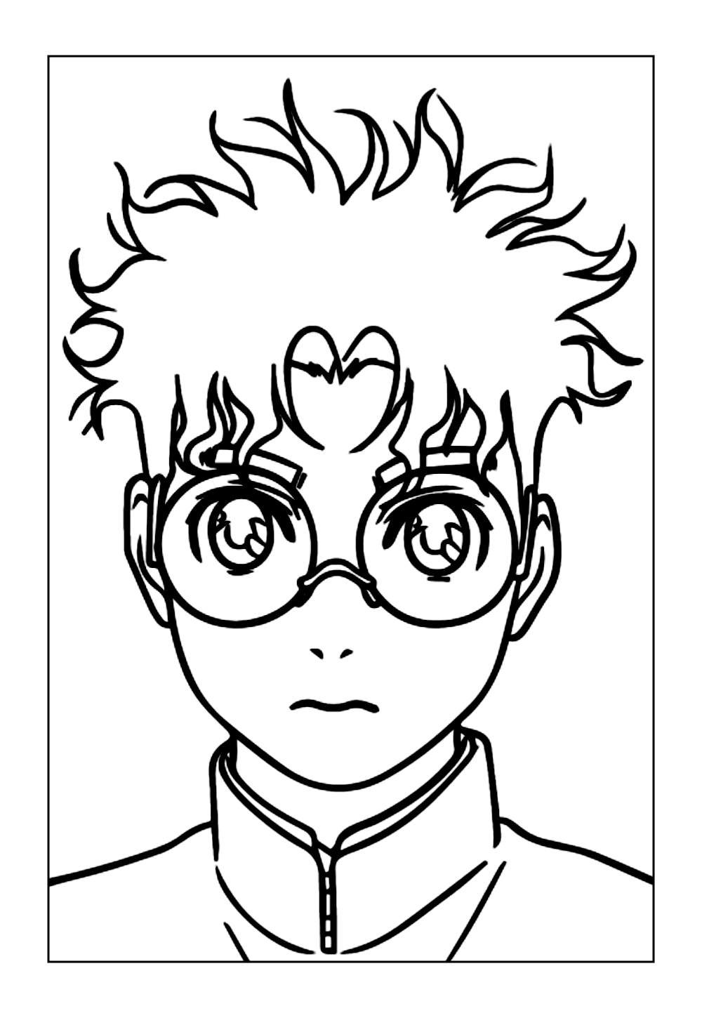 Anime Dandadan para pintar