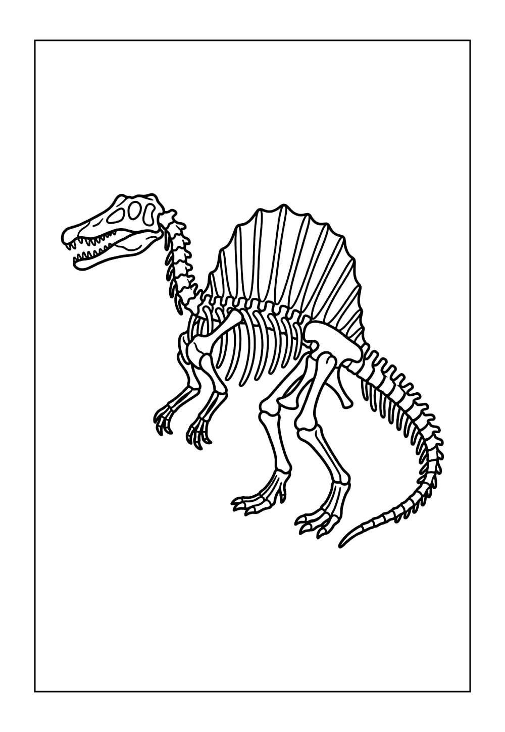 Desenhos de Dinossauro Espinossauro