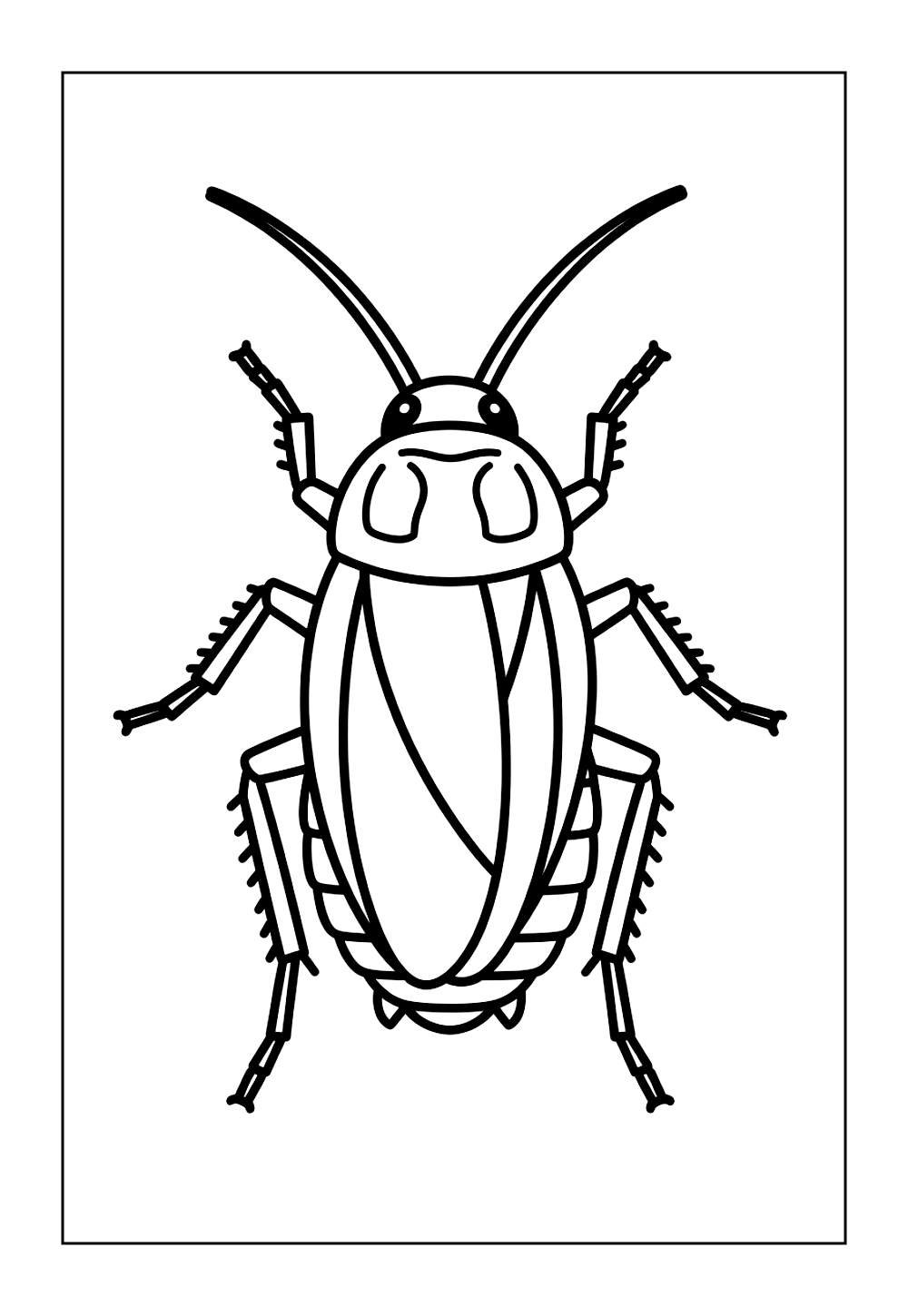 Desenhos de Barata para imprimir