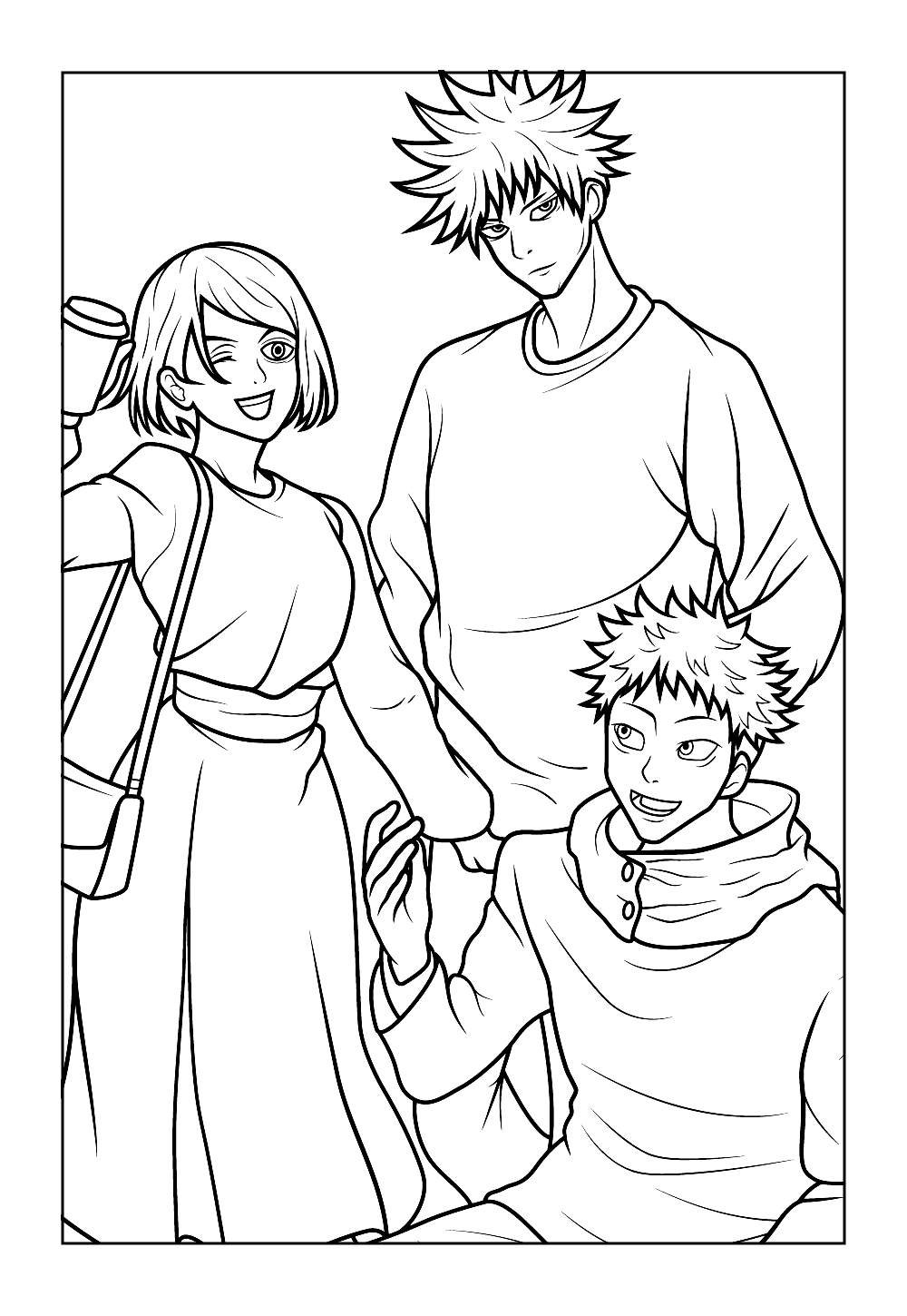 Jujutsu Kaisen para pintar