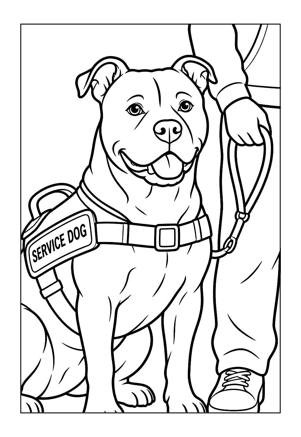 Desenho de Pitbull
