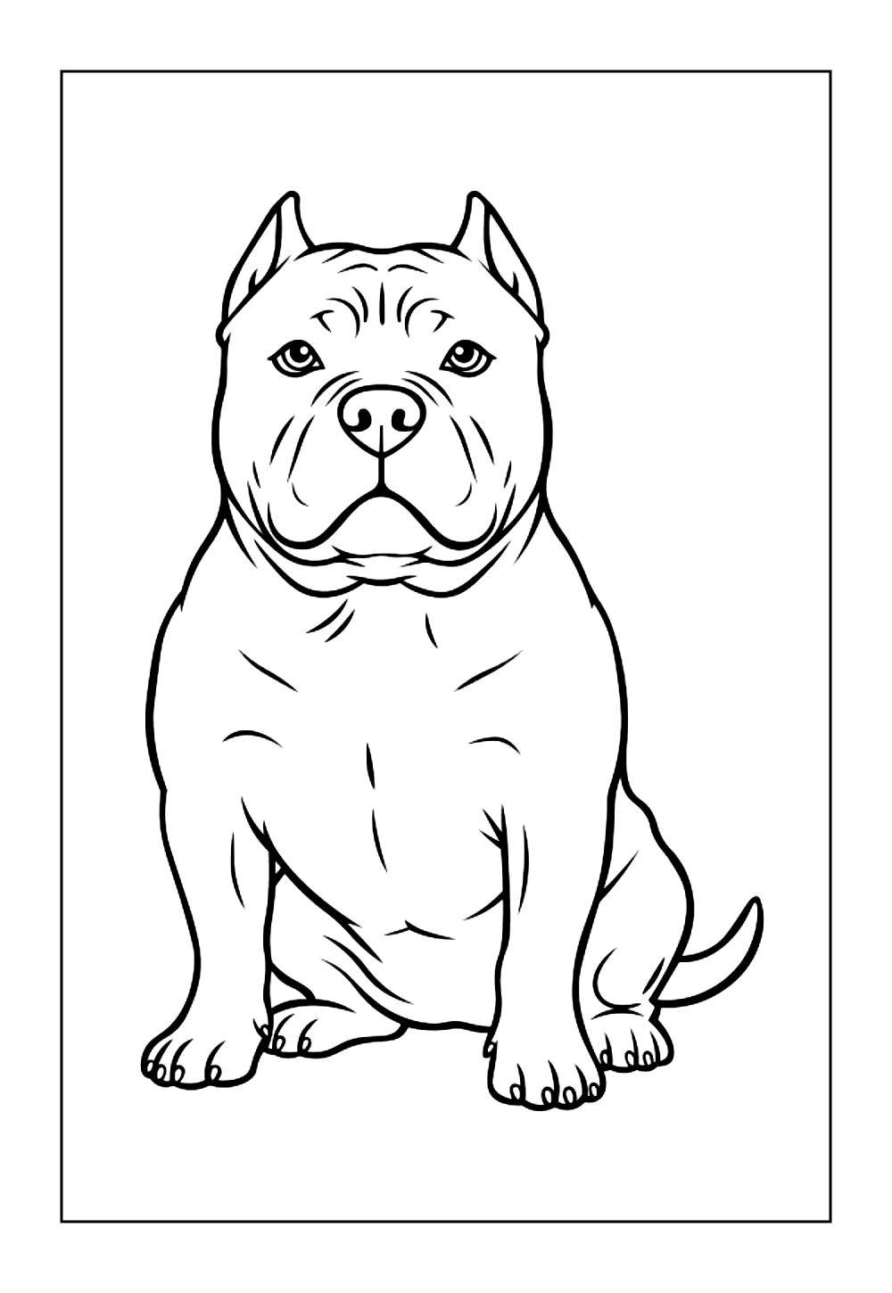 Desenhos de Pitbull