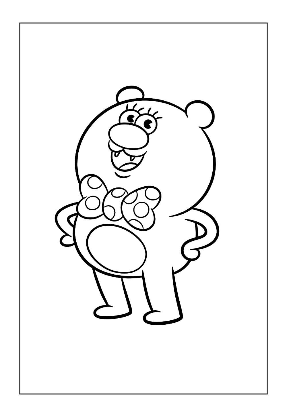 Desenho de Titio Avô para colorir e pintar